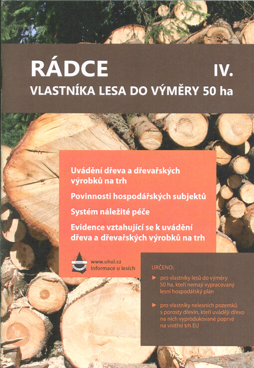 Rádce vlastníka lesa do výměry 50 ha