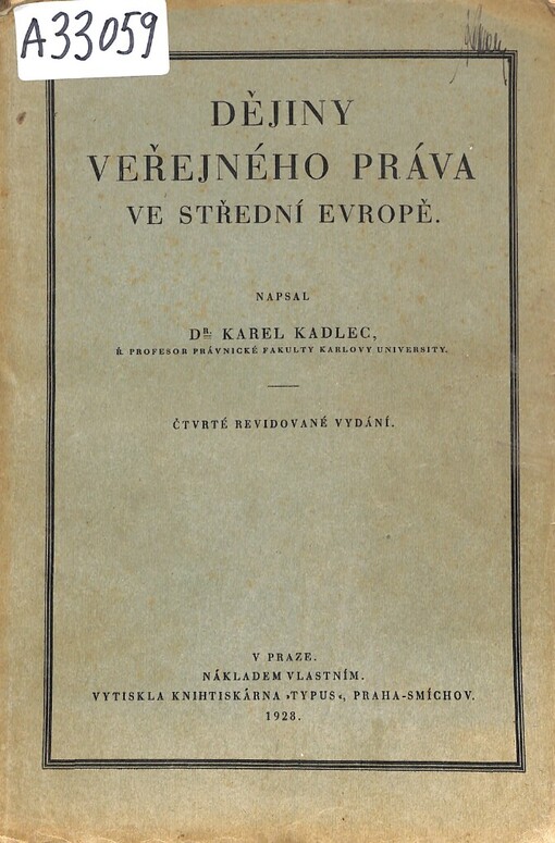 Dějiny veřejného práva ve střední Evropě