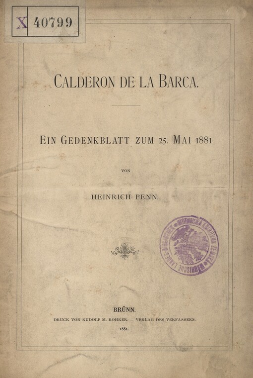 Calderon de la Barca