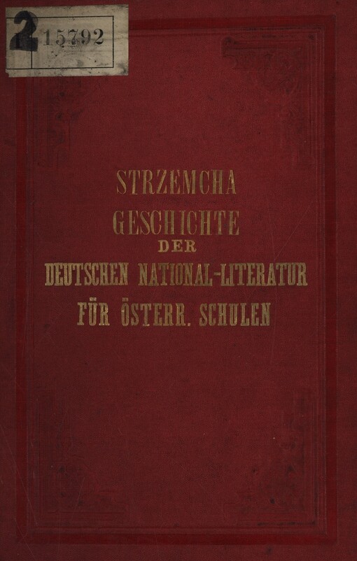 Geschichte der deutschen National-Literatur