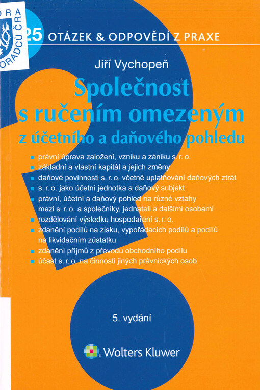 Společnost s ručením omezeným z účetního a daňového pohledu