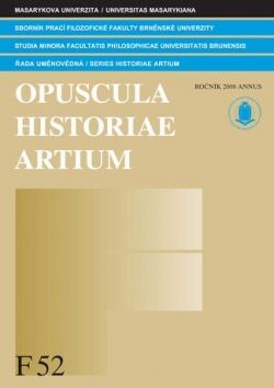 Sborník prací filozofické fakulty brněnské univerzity F 52 řada uměnovědná; Opuscula historiae artium