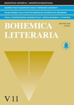 Sborník prací filozofické fakulty brněnské univerzity V 11 řada literárněvědná bohemistická; Bohemica litteraria