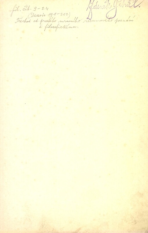 Immanuela Kanta Základy k metafysice mravů