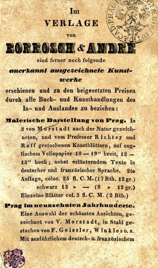 Prag und seine Merkwürdigkeiten :ein Wegweiser für Fremde