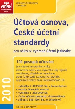 Účtová osnova, České účetní standardy pro některé vybrané účetní jednotky – 100 postupů účtování 2010