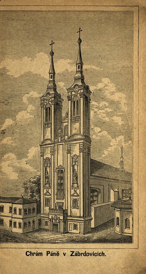 Krátký dějepis bývalého kláštera premonštráků, nynější farnosti a chrámu Páně v Zábrdovicích