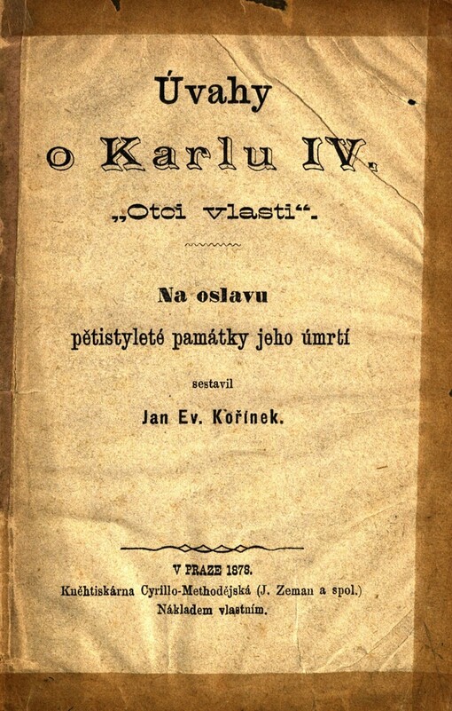 Úvahy o Karlu IV. 