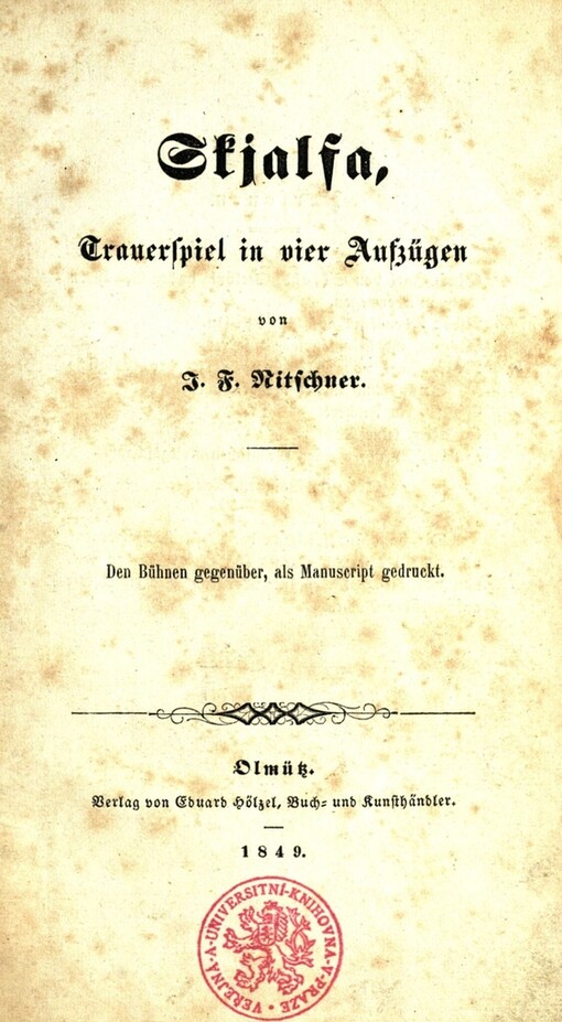 Skjalfa :Trauerspiel in vier Aufzügen