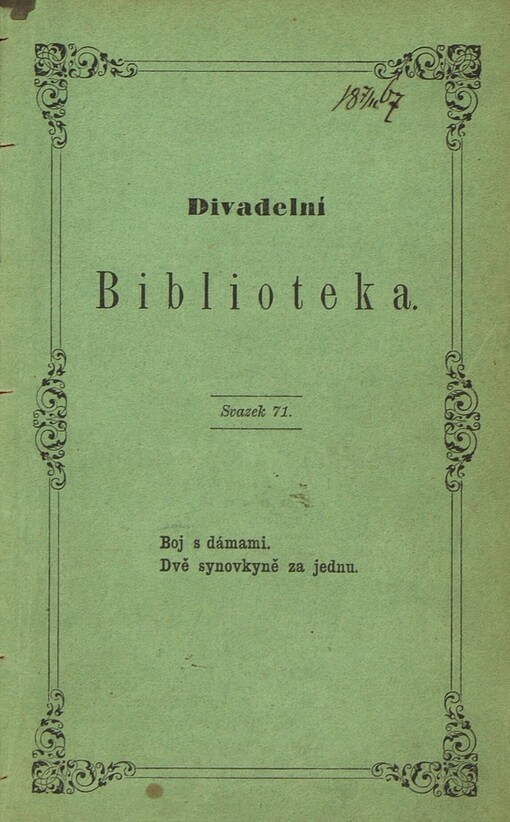 Boj s dámami: veselohra ve třech jednáních