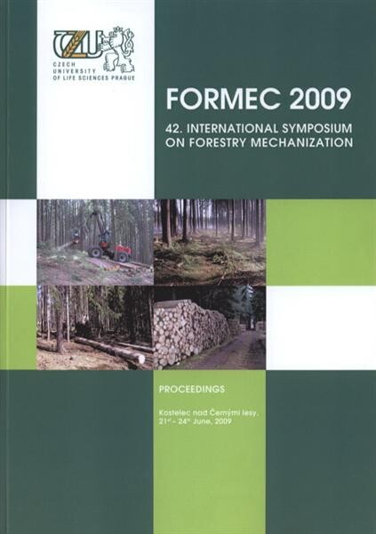 Formec 2009 : 42. international symposium on forestry mechanization : proceedings : Kostelec nad Černými lesy, 21st-24th June, 2009