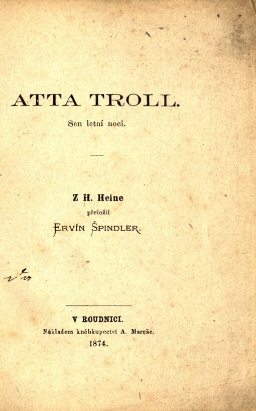 Atta Troll :sen letní noci
