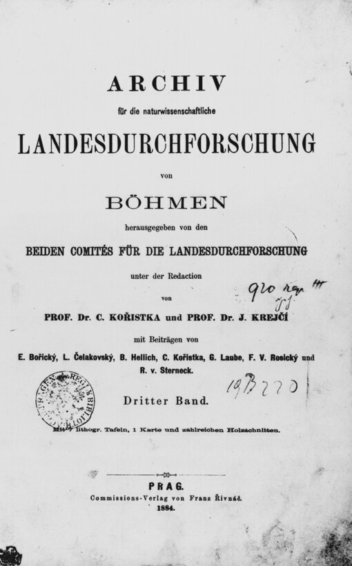Verzeichniss der in den Jahren 1877-1879 vom K.k. militär.-geographischen Institut trigonometrisch bestimmten Höhen von Böhmen