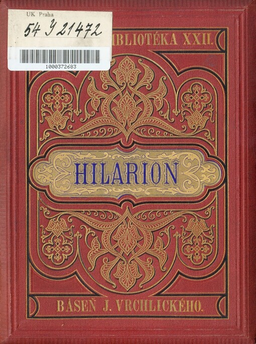 Hilarion :báseň Jaroslava Vrchlického