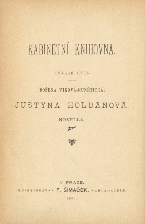 Justyna Holdanová :(1888)