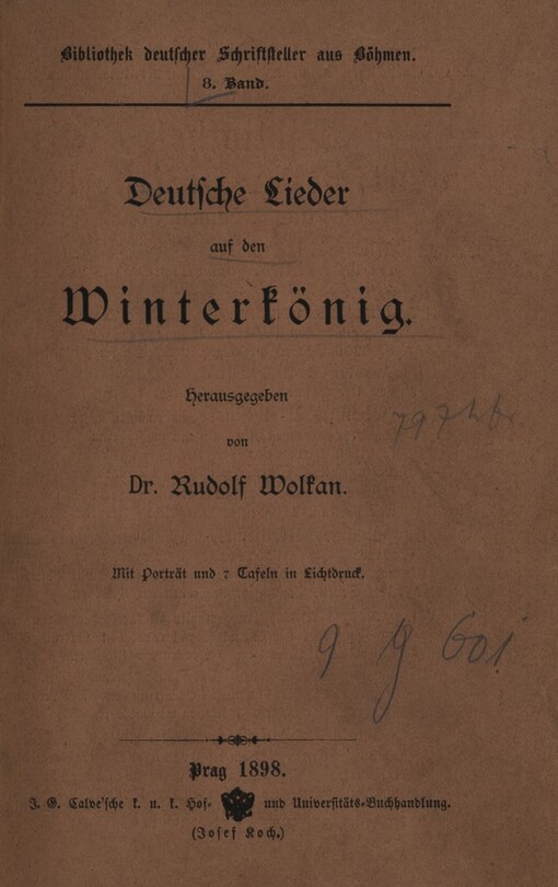 Deutsche Lieder auf den Winterkönig