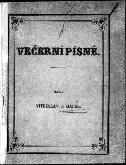 Večerní písně.