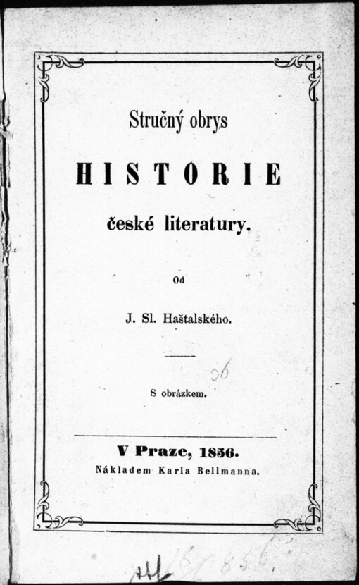 Stručný obrys historie české literatury
