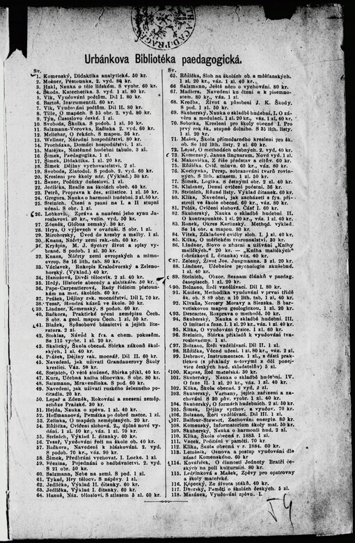 Paměti o školách českých: listář školství českého v Čechách a na Moravě od l. 1598 do 1616 s doklady starší i pozdější doby