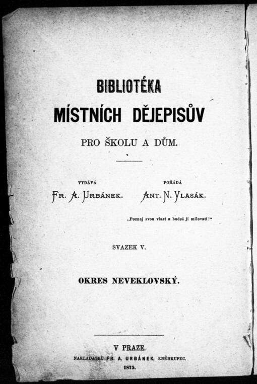 Okres Neveklovský: nástin statisticko-historický