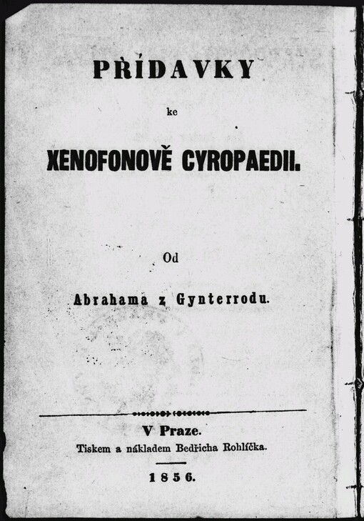 Přídavky ke Xenofonově Cyropaedii
