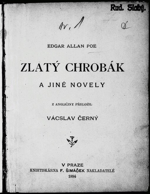 Zlatý chrobák a jiné novely