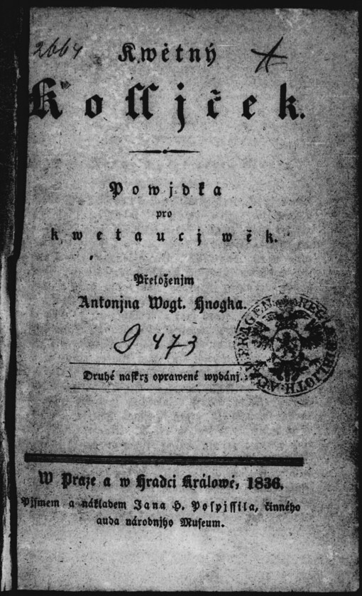 Kwětný Kossjček: powjdka pro kwetaucj wěk