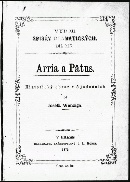 Arria a Pätus: historický obraz ve pěti jednáních