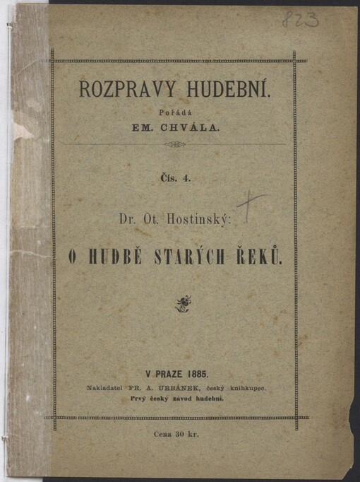 O hudbě starých Řeků