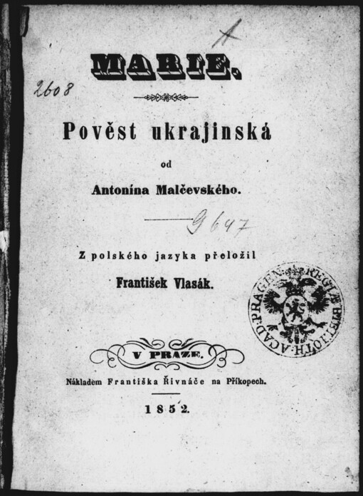 Marie: Pověst ukrajinská