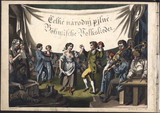 České národnj pjsně: Böhmische Volkslieder : Geho Excellencý... Panu Františkowi Antonjnovi Hraběti z Kolowrat Liebšteinskému... w ponjženosti obětowáno od Wydawatelů