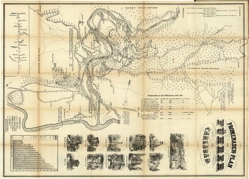 Promenaden-Plan zum Führer von Carlsbad