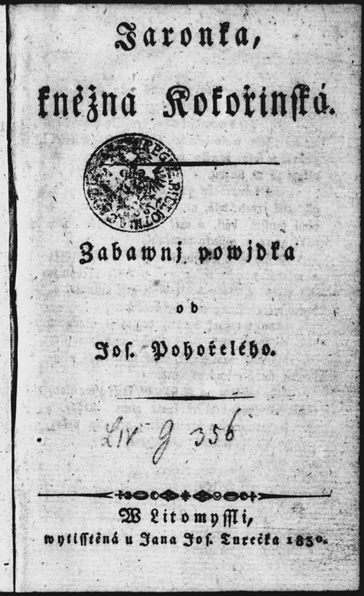 Jaronka, kněžna Kokořinská: zabawnj powjdka