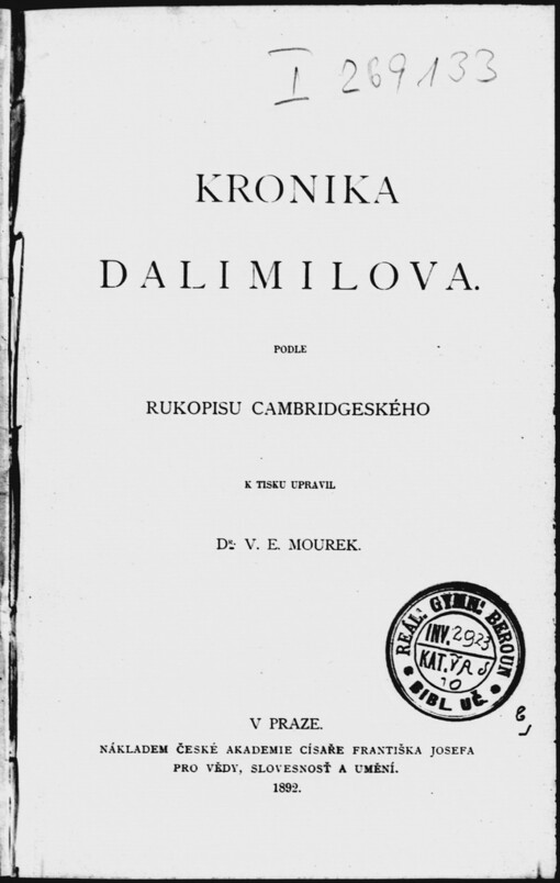 Kronika Dalimilova