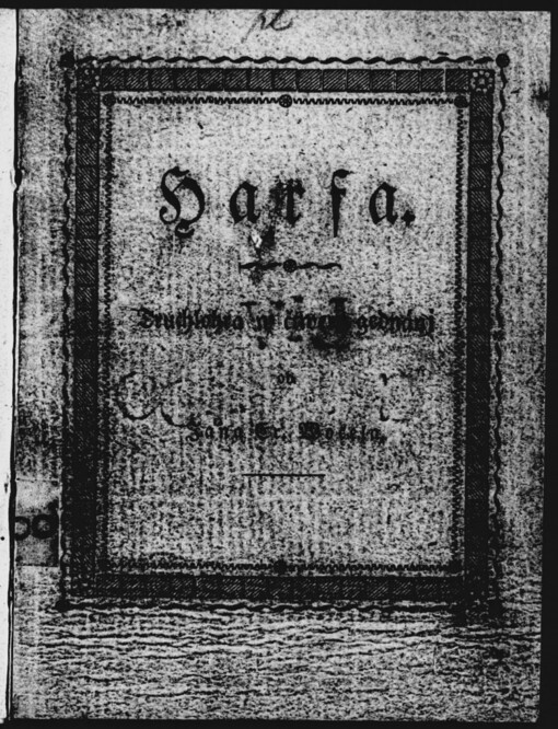 Harfa: Truchlohra w čtweru gednánj