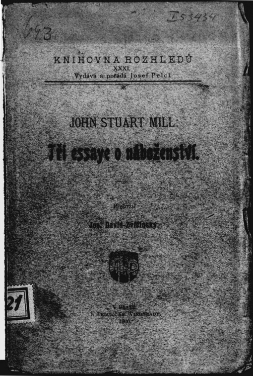 Tři essaye o náboženství