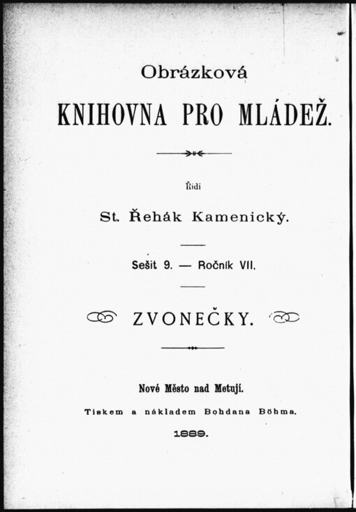 Zvonečky: obrázky z věku mladistvého