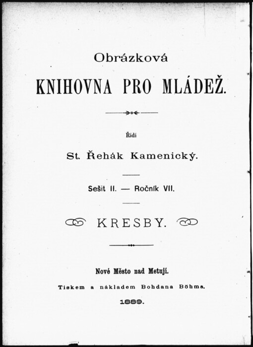 Kresby: české mládeži podává Josef Zařičanský
