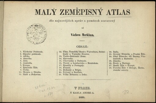 Malý zeměpisný atlas