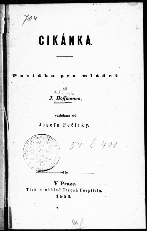 Cikánka: povídka pro mládež