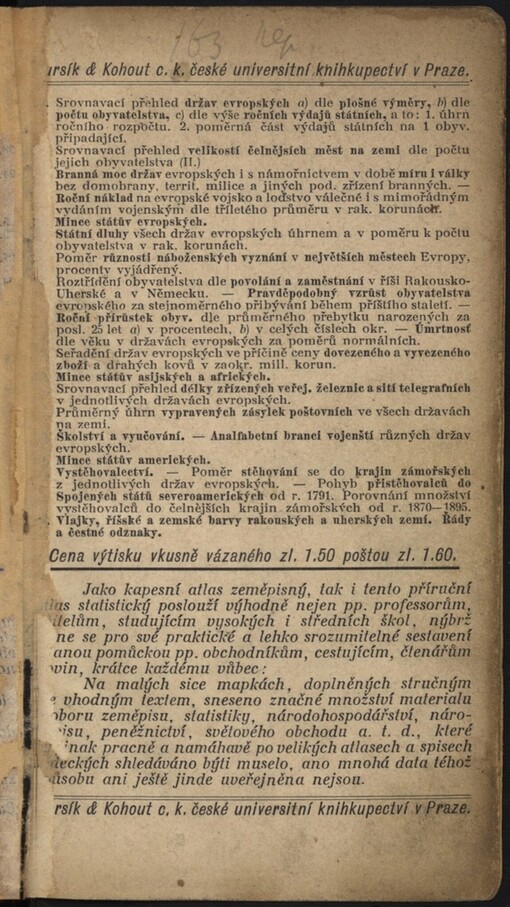 Kapesní atlas zeměpisný