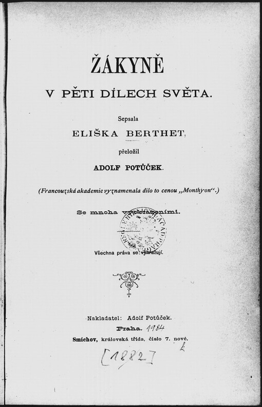 Žákyně v pěti dílech světa