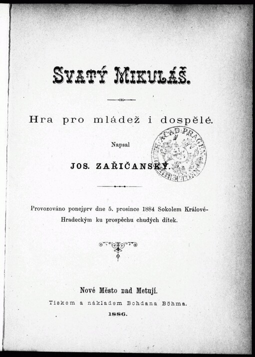 Svatý Mikuláš: hra pro mládež i dospělé