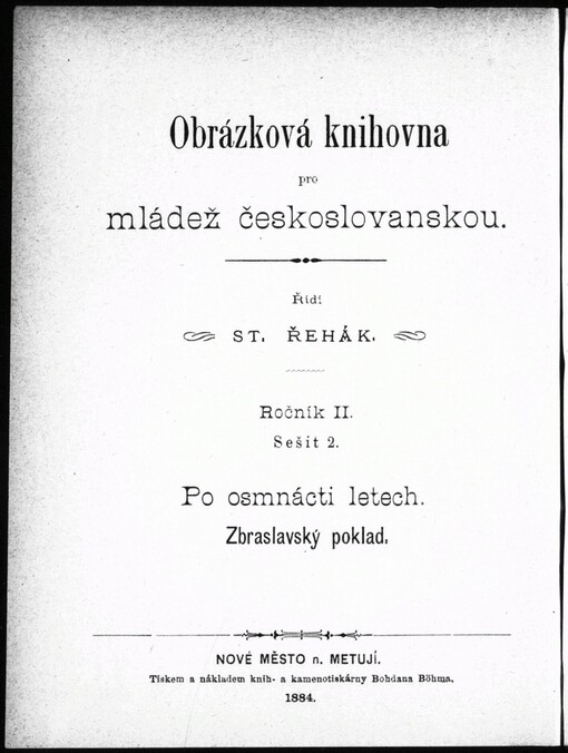 Po osmnácti letech ;: Zbraslavský poklad : obrázky historické