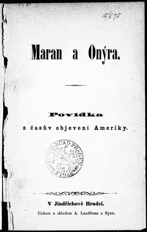 Maran a Onýra: povídka z časův objevení Ameriky