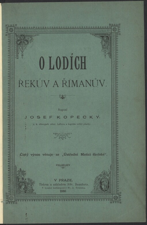 O lodích Řekův a Římanův