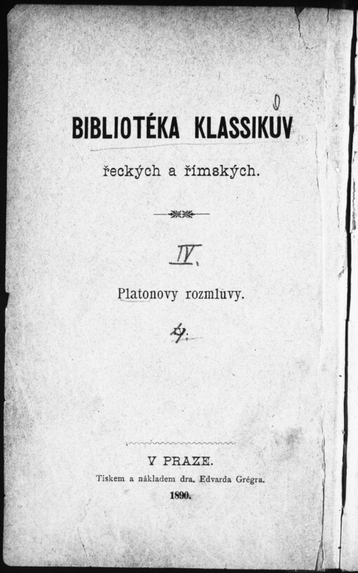 Platonův Laches a Kriton