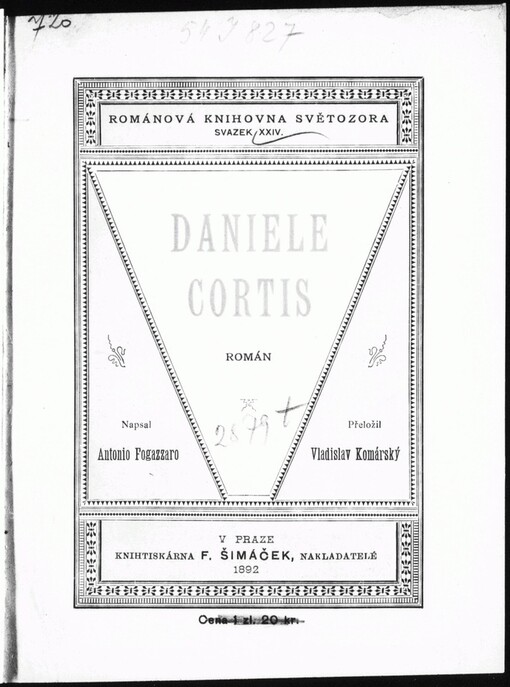 Daniele Cortis: román