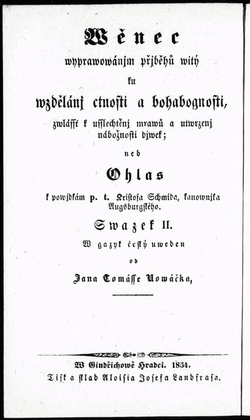 Eustachia, dobrá dcera: zrcadlo pro ctnostné djwky : ohlas k Eustachiowi Kristofa Schmída