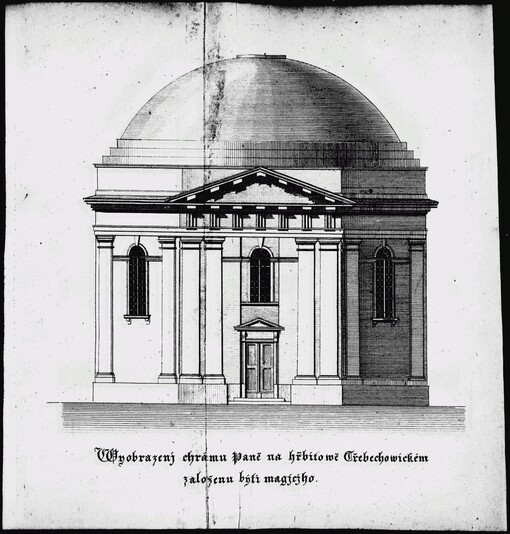 Přjležitostná řeč duchownj o znowu stawěnj hřbitownjho chrámu Božjho Těla na Winici, ginak na hoře Oreb w Třebechowicjch, kterou složil a ... wlastencům swým přednesl Jan Ew. Hawelka